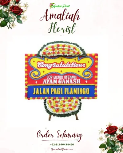 Bunga Papan Congratulation di Sriwidari
